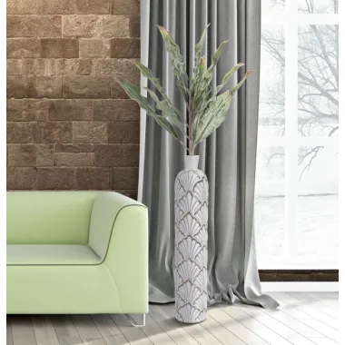 Wazon z żywicy Panama Wysoki 15,5X74 cm